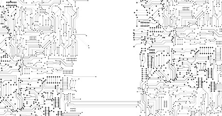 Wall Mural - circuit board, technology background. vector illustration. eps 10.