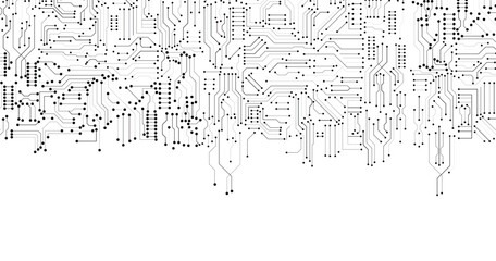 Wall Mural - circuit icon illustration design template.