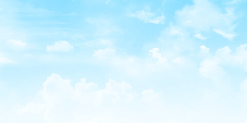 Aufkleber - White cloud on blue sky. 