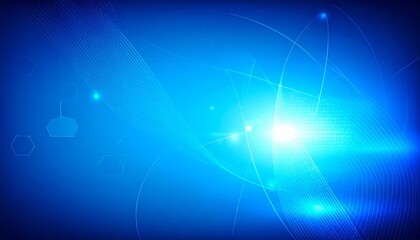 abstract illustration of science, technology future and art concept, futuristic background with graphic elements