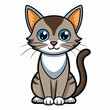 © MDSAZIB - colorful cat vector image on white background