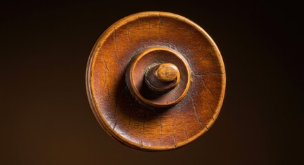 Circular spiral object macro photography