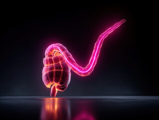 Wall Mural - a visual representation of the concept of a gut check