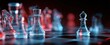 © Alkal - The illuminated chess pieces creating a vibrant and competitive atmosphere.