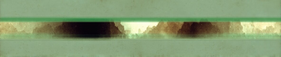 Poster - VHS Effect TV Screen Texture with Pixel Scanlines and Distorted Motion Glitch - Nostalgia and Digital Media Design Trend for Retro Aesthetic