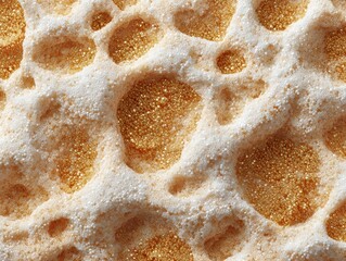 Aufkleber - Abstract Grainy Bubble Sheet Texture with Speckled Plastic Surface in Warm Tones for Modern Industrial Design and Contemporary Background Use