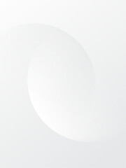 Wall Mural - white background vertical. geometric circle design. template layout on screen device.