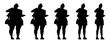 © high_resolution - Conceptual fat overweight obese female vs slim fit healthy body after weight loss or diet on white background banner. A  fitness, nutrition or obesity, health shape illustration vector as silhouettes