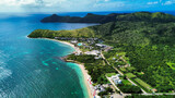 Caribbean Sea as seen from St Kitts 
