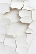 © Marina - Close-up view of cracked white paint texture on a wall, captured in vertical format. The peeling layers reveal aged surface details, forming abstract, organic patterns.