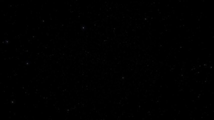 Wall Mural - loop glow white stars particles animation space travel abstract on black background. space travel th