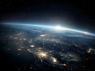 earth in space