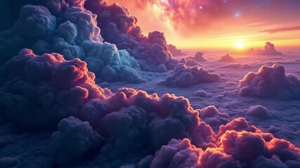 cosmic clouds a vibrant nebula landscape ignites the imagination