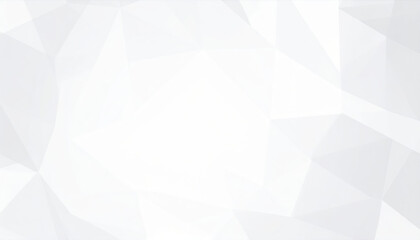 Wall Mural - smooth, white polygon textured background with subtle variations