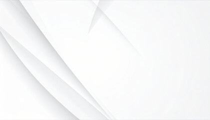 Wall Mural - modern white abstract background with layered design elements