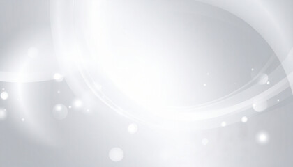 Wall Mural - abstract gray silver background with soft curves and light effects