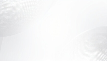 Wall Mural - Abstract grey white background with halftone dots for business use