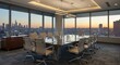 © Asgar - Modern conference room with stunning city view