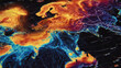 © Easy - Heat wave shown on weather map highlights record temperatures in Europe and Asia, indicating severe summer heat conditions approaching
