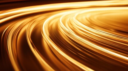 Wall Mural - Abstract golden swirl