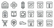 © Влада Яковенко - Collection of iconic shop signs and symbols for various businesses