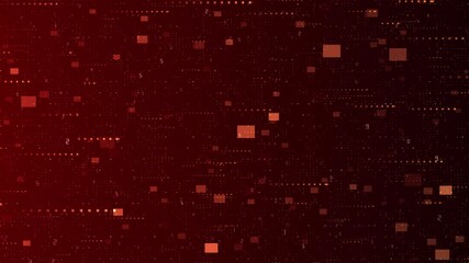 Wall Mural - abstract abstract blue digital wave digital big data stream, glowing lines and particles falling on 
