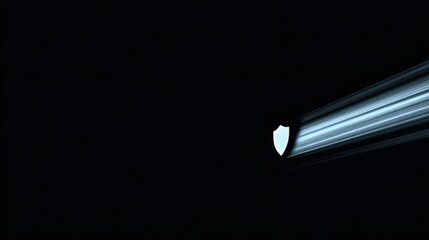 Poster - Icon Representing Anonymous Browsing With VPN Trail on a Dark Background Showcasing Digital Privacy Concepts