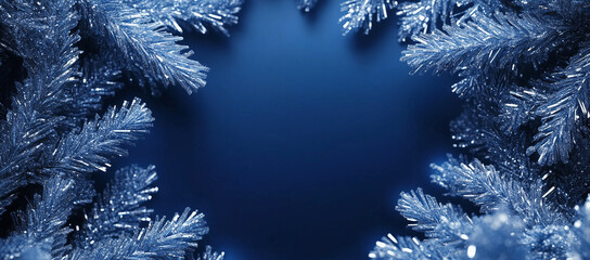 Wall Mural - Frost background with Copy Space