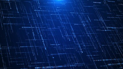 Programming binary digits. Modern technology hex code. Futuristic digital abstract background. Cryptocurrency and bitcoin concept. Big data programmer software computer binary code in the future