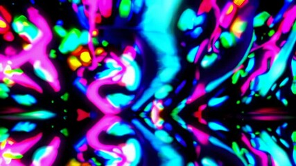 Wall Mural - background of glowing neon lights in motion, with vibrant colors like pink, blue, and green, creatin