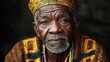 © Johannes - Portrait of an elderly African man in traditional clothing with a wise and weathered expression.