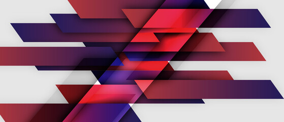 Wall Mural - abstract new wave header illustration