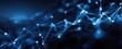 © Nat - The Abstract Connection of Blue Lines in Digital Network Visualizations