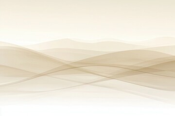 Wall Mural - soft brown wave background with gentle flowing lines and texture