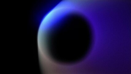 Wall Mural - abstract blue and purple gradient with glowing blurred circle, animated looping background