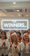 © Milka - Official Victory Moment: The Winner Is… Announced in Style; Ideal for: Corporate award ceremonies, employee recognition events, or executive competition announcements