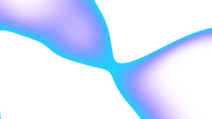Aufkleber - Blurred transparent gradient background. Elegant blue wavy line on Transparent png overlay background