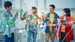 © metamorworks - Multinational people holding international flags and global network