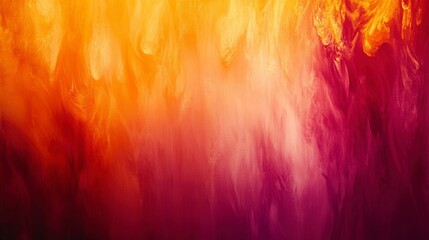 Wall Mural - abstract background with vibrant orange, yellow, and red color swirls and gradients.