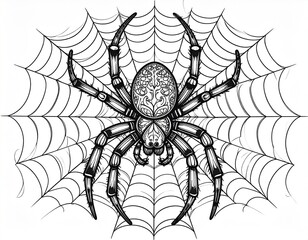 spider on web