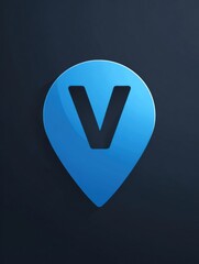Poster - Anonymous Web Browsing Icon on Dark Background With VPN Trail Highlighting Internet Privacy and Security