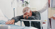 © Wesley25/peopleimages.com - Sad, senior man and doctor by hospital bed for comfort, empathy and bad news on surgery fail. Elderly person, grief and support of medical worker, condolence and mental breakdown of operation mistake