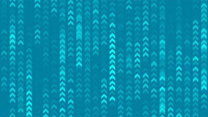 Aufkleber - Bright blue minimal arrows abstract geometric background. Vector technology design