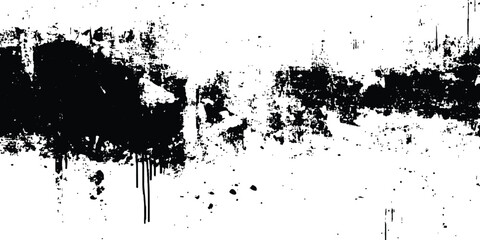 Leinwandbilder - Abstract grunge texture background design. Black and white grunge seamless texture, Vector background, distressed black texture, distress overlay texture.