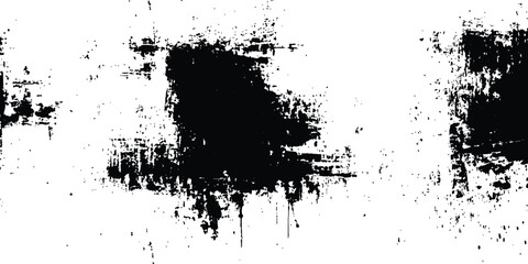 Poster - Abstract grunge texture background design. Vector grunge black and white distressed texture background. 