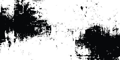 Poster - Abstract grunge texture background design. Vector grunge black and white distressed texture background. 
