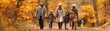© Muhawaii - Capture the beauty of nature with a multigenerational family in an autumn park