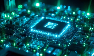 Wall Mural - Technology Background