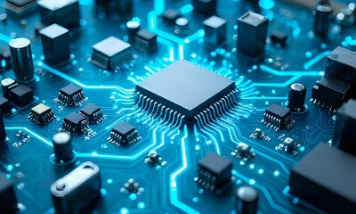 Wall Mural - Technology Background