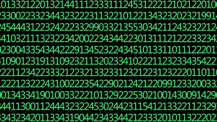 abstract binary code background. futuristic cyberspace. concept of mining crypto currency and bitcoi